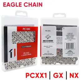 Grupki rowerowe Chain Original PC XX1 NX GX Eagle 11 Prędkość 12 dla SRAM MTB prąd 12V Mountain Rower Corrente 230925