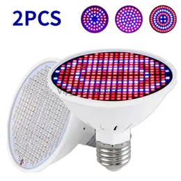 Luzes de cultivo 220V Luz de crescimento hidropônico E27 LED Lâmpada de crescimento E14 Espectro completo para planta de flores B22 Lâmpada de crescimento hidropônico 126/200/300 LED YQ230926