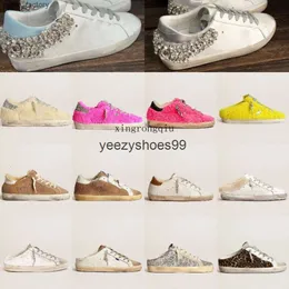 Golden Goosee Włochy marka Sneaker kobiety swobodne buty zimowe buty wełny letnie kapcie spuerstar sabot designer cekin klasyczny biały doold brudny super