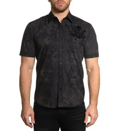 Abbigliamento fai-da-te T-shirt personalizzate Polo Bordo teschio nero Stampa digitale 3D Manica corta moda allentata