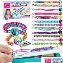 Acrylic Plastic Lucite Friendshion Bracelet Making Kit for Girls Diy Craft Kits Toy