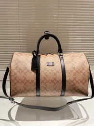 Nova bolsa de bagagem da moda masculina, bolsa de viagem de lona de grande capacidade, design clássico impressionante, bolsa unissex feminina, bolsa de viagem ao ar livre, carteira