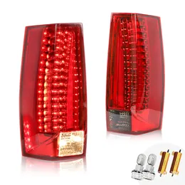 ل GMC Yukon LED LED الذيل ضوء شيفروليه تاهو الخلفي الضواحي 07-14 الفرامل عكسية للسيارات الجري تشغيل إشارة المصباح الخلفي مصباح خلفي