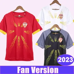 2023 North Edonia Ristovski Alioski Maglie di calcio Maglie Bardhi Trkovski Ristevski Velkovski a casa 3a camicie da calcio per adulti