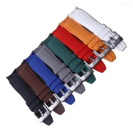 Watch Bands Watchband Fit 18mm 20mm 21mm 22mm 24mm 액세서리 수컷 일반 스트랩 곡선 최종 소프트 스포츠 그린