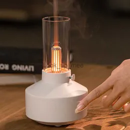 Humidifiers 150ML Air Humidifier Creative Candlelight Aromatherapy Diffuser Cool Mist Maker Aromatherapy Machine For Home Office Bedroom YQ230926