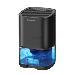 Dehumidifiers Dehumidifier Air Purifier 1000ML 2 in 1 Portable Home Appliance Quiet Air Dryer with Colorful Adjustable LED Light Sleep ModeYQ230926