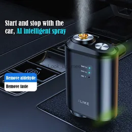 Nawilżacze Ultradźwiękowe powietrze nawilżacz uniwersalny samochód automatyczny powietrze odświeżacz Smart Perfume Zapach spray do oczyszczania samochodu Wewnętrzne dekoracje YQ230926
