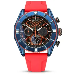 Yeni Spor Erkekler İzle Kronograf Kuvars Hareket Saatleri Erkekler Deri Spor Yarışı F1 Man Manwatch Montre De Luxe Tasarımcı Kol saatleri Tourbillons Relogio