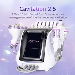 새로운 10-in-1 지방 감소 기계 바디 피부 종합 관리 캐비테이션 무선 주파수 퍼밍 피부 휴대용 기계