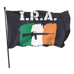 Ira Exército Republicano Irlandês Tapeçaria Pátio 3x5 pés Bandeiras Decoração 100D Poliéster Banners Interior Exterior Cor Vívida Alta Qualidade 1797040