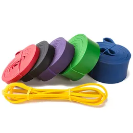 Motståndsband tränar elastisk naturlig latexträning Ruber Loop Strength Rubber Band Gym Fitness Equipment Training Expander 230926