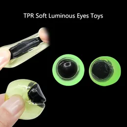 Halloween Funny Toys Practical Joke Prop Horrible Luminous Eyes Sticky Mochi Toy Novelty Pinch Squeeze TPR Squishy Fidget Toys 2731