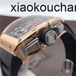 Milles Watch Automatic Superclone KV Factory 011 Gold Sports Timecarbon Fiber sapphire ship by FedExkzc7yko4yko4