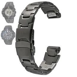 Stainless Steel Strap For Casio Prg-300 prw-6000 prw-6100 prw-3000 prw-3100 Watch Bands T190620258u