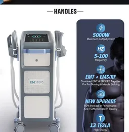 2023 Hot Sale gå ner i vikt 4 handtag 14 Tesla EMS Electrical Muscle Stimulation Body Sculpting Emslim Machine