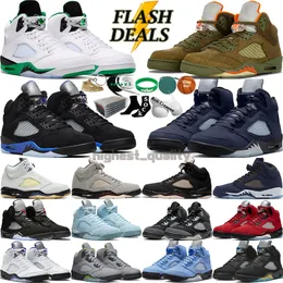 5 basketskor för män kvinnor 5s racer blå fågel concord aqua midnight marin georgetown lycklig grön foton damm krossade backboard mens tränare sport sneakers