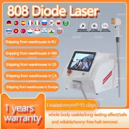 2024 New CE 808nm Diode Hair Removal Machine 3 Wavelenght 755/808/1064nm Portable Skin Rejuvenation for Salon Epilator Home Use