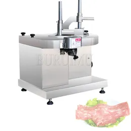 Kommersiell köttskivare Maskin Electric Frozen Meat Slicer Mutton Roll Beef Cutter Lamb Rolls Cutting Machine