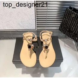 New 23ss Luxury Paris Brand Designer women's Sandals Summer classics metal button pearl sandal lady fashion brand womens Slipper Lace outdoors Beach Shoe