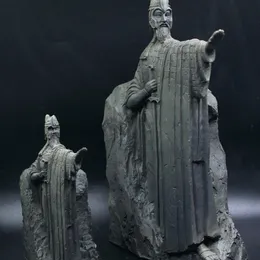 Dekorativa objekt Figurer 14cm Argonath Anarion Craft Action Figures Gate of Kings Staty Toys Collection Model Home Bookhelves Decoration 230926