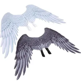Maski imprezowe seksowne duże anielskie skrzydła wróżka Fanta sukienka kostium Halloween Dekoracja proporacji Cosplay267s
