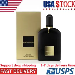 3-6 dagars leveranstid i USA Kvinnor parfym svart orkidé edp fin lukt kropp spray elegant parfum för dam