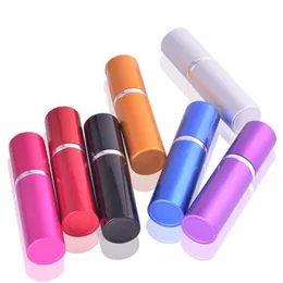 6 ml Mini Portable Refillable Parfym Atomizer Colorful Spray Bottle Tom Parfume flaskor ZZ