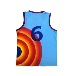 Movie Space Jam 2 Kids Jersey Vest Shirt Shorts Cosplay James Tune Squad Suit Summer Boys Girls Fashion Sportswear Clothes Y0913217q