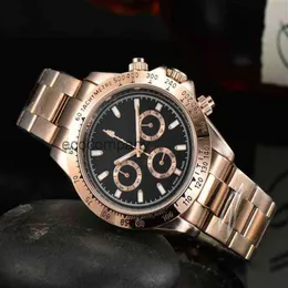 럭셔리 디자이너 남성 손목 시계 시계 크로노 그래프 다기능 Daytonass Watches 상품 남성 6 개의 바늘 두 번째 달리기 사업 1 rigx