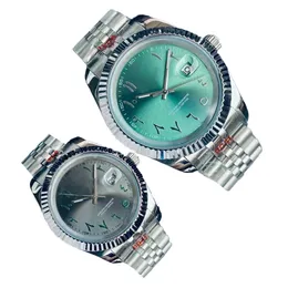 럭셔리 남성용 시계 41mm 36mm 자동 제네바 904L 스테인리스 스틸 밴드 36mm 여자 시계 날짜 방수 사파이어 거울 중동 시계 Monte de Luxe Watch