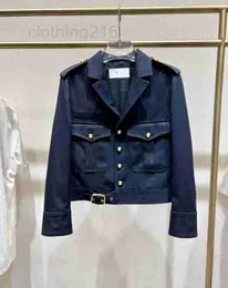 Женские куртки Дизайнер 22ss высшего качества брендовое качество женское шерстяное пальто для девочек женская роскошная дизайнерская брендовая шерстяная куртка 03 RAL8