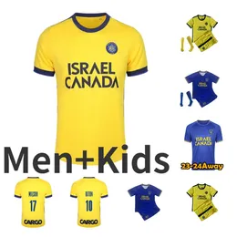 23 24 Maccabi Tel Aviv Soccer Jerseys Saborit Glazer Zahavi Biton Cohen Milson Peretz Jovanovic Home Away Tal Ben Haim Matan Hozez Dor David Men Kids Football Shirt Top Top