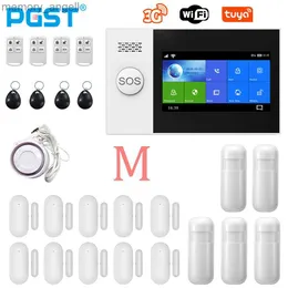 Sistemi di allarme PGST PG-107 4G TUYA Wireless Home Wifi GSM Sicurezza domestica con rilevatore di movimento Sistema di allarme del sensore di allarme Alexa YQ230927