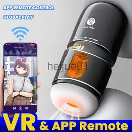 Masturbadores GALAKU Bluetooth Totalmente Automático Oral Vagina Masculino Masturbador Boquete Buceta Máquina de Sexo APP Masturbação Cup Sex Toys para Homens x0926 x0927