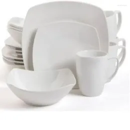 Dinnerware Sets Buffet Ware 16 Piece Set In White