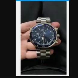 Роскошные модные часы высшего качества 48 мм с кварцевым механизмом, титановые часы 733, мужские мужские часы, часы 254g