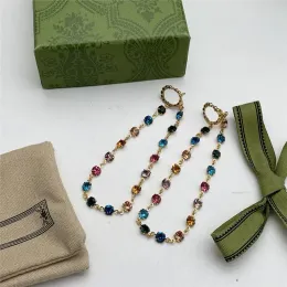 Orecchini a bottone firmati Orecchini in oro pendenti per le donne Orecchini a cerchio Gioielli con diamanti Orecchini a bottone di lusso Orecchini Bijoux De Luxe Orecchino 239276D