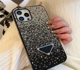 Luxury Designer Phone Case Classic Stylish Sticking Full Diamonds Shockproof Cell Phones Cases High Quality For iPhone 12 13 proma8025582