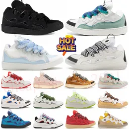 2023 Designer Curb Men Women Casual Shoes Style German Mens Trainers Curbs Sneaker Womens Calfskin High Top Sneakers Gummi Lace Up Dress Shoe Storlek 46