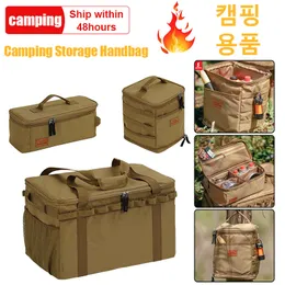 Outdoor Bags Camping Storage Bag Multiple Purpose Carry Large Capacity Accessories Tool Travel BBQ Organizer Hanging Tote 230926