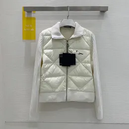 High-end custom luxury ladies men's 7A down jacket, European top designer handmade white goose down jacket, new 23s fashion slim model size: S-M-L C3