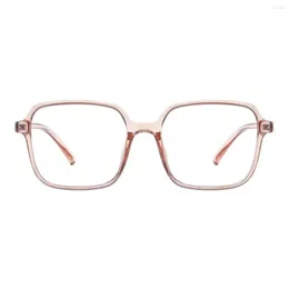 Sunglasses Frames Square TR Full-rim Eyeglasses Leoptique TR17112 Pink