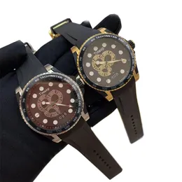 Hochwertige Herrenuhr, Kautschukband, Quarzwerk, 40 mm, Uhren mit Schlangengesicht, Faltschließe, goldene Armbanduhren, Montre de Luxe-Armbanduhr für Herren und Damen