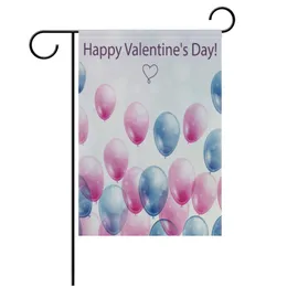 sublimation Polyester fiber blank garden Flag for Valentine s Day Easter Day hot transfer printing Banner Flags consumables 30*45cm