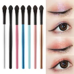 Makeup Brushes 1Pc Eyebrow Sponge Stick Eyeshadow Brush Long Handle Eyeliner Cosmetic Portable Beauty Applicator Tools