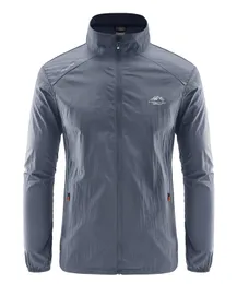 Jaquetas masculinas verão proteção solar casual à prova de vento jaqueta ultrafina resistente à água 230927