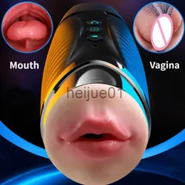 Masturbators Automatic Male Masturbator Retractable Electric Blowjob Sucking Machine Vagina Masturbation Cup Penis Trainer Sex Toys For Men18 x0926