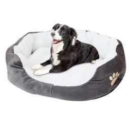 kennels pens Pet Dog Puppy Cat Fleece Warm Bed House Plush Cozy Nest Mat Pad Puppy Dogs Sleeping Bed House Pet Supplies Cama Cachorro 230926