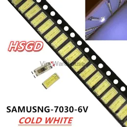 修理のためのライトの栽培samsung LCD TV LEDバックライト記事ランプSMD LED 7030 6Vコールドホワイトライト1000PCS/ロットエミッティングダイオードYQ230927